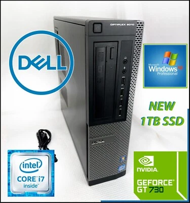 Dell OptiPlex 9010 i7-3770 MAX RAM - NEW 1.0TB SSD, Windows XP Pro GAMING PC - Image 1 of 4