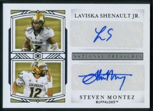 Steven Montez 2020 National Treasures NT Auto /25 Laviska Shenault Colorado READ - Picture 1 of 2