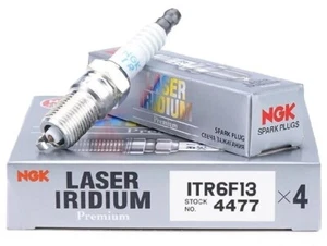Genuine NGK ITR6F13 Spark Plug x 4 Laser Iridium 4477 - Picture 1 of 2