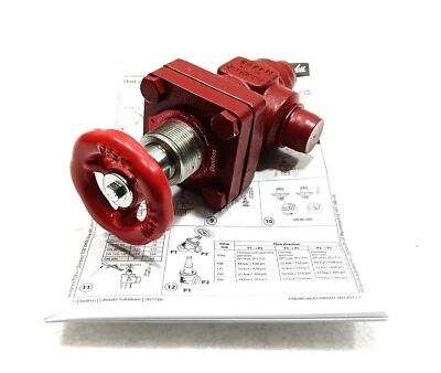 DANFOSS SVA SHUT-OFF STOP VALVE SVA-S/L 15-200 DN15 1/2 PS52 754 PSI - Image 1 of 4