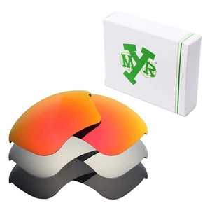 hdhut POLARIZED Replacement Lens for-Oakley Half Jacket XLJ Red / Silver / Black - Picture 1 of 12