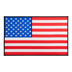 Amerikanische Flagge schwarzer Randaufnäher, USA Flaggenpatches - Bild 1 von 5