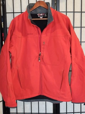 Marmot Mens XL Red/burnt Orange Softshell Jacket Full Zip  Outdoor Coat  - Image 1 of 4