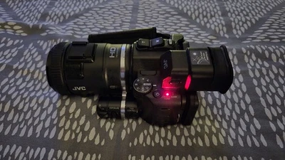 JVC GC-PX100BE  High-Resolution Camcorder with Battery - Image 1 of 4