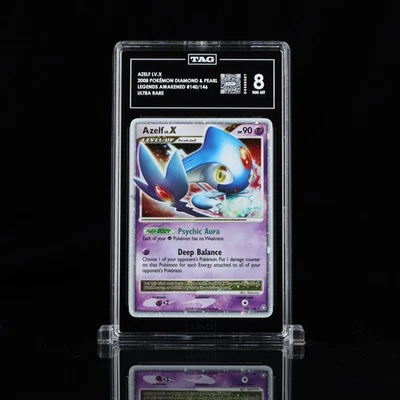 POKEMON LEGENDS AWAKENED AZELF LV. X #140 ULTRA RARE HOLO FOIL TAG 8 NM-MT - Image 1 of 2