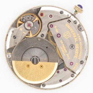 Vintage Universal Genève Cal. 2-66 Automatic Wristwatch Movement, Keeps Time - Picture 1 of 6