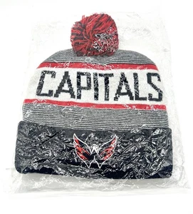 Cappello NHL Winter Classic Caesars SportsBook Washington Capitals con polsini e pom in maglia - Foto 1 di 4