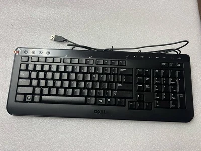 Dell SK-8165 Multimedia USB Wired Computer Keyboard Black NEW - Image 1 of 4
