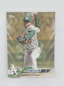 2018 Topps GOLD #509 Santiago Casilla #0611/2018 Oakland Athletics - Bild 1 von 2