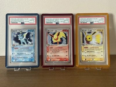 Pokémon Flareon/Jolteon/Vaporeon ex PSA 10 | Research Tower 1st Ed | Low Pop - Image 1 of 4