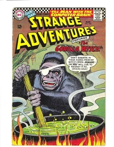 Strange Adventures #186 VG+ Anderson Kane Baily Giant Gorilla Dinosaurs DC 1966 - Picture 1 of 2