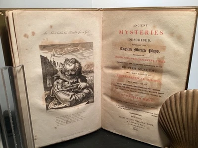 1823 Ancient Mysteries Described, Especially The English Miracle Plays - Illust. Foto 1 de 4