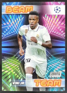 2022 Topps Stadium Club Chrome UEFA Competitions Vini Jr. Beam Team MG3 - Picture 1 of 10