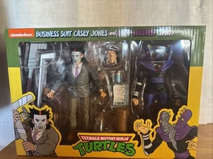 NECA Teenage Mutant Ninja Turtles Business Suit Casey Jones & Foot Soldier Split - Bild 1 von 10