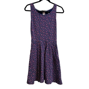 U.S Polo Assn. Abito donna smanicato svasato e aderente floreale a righe taglia XS - Foto 1 di 10