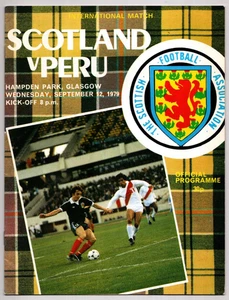 Scotland v Peru 1979-1980 Friendly 12/09/1979 - Davie Cooper International Debut - Picture 1 of 1