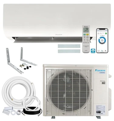 Daikin 18,000 BTU 21 SEER2 Aurora Ductless Mini-Split Air Conditioner - R32 - Image 1 of 4