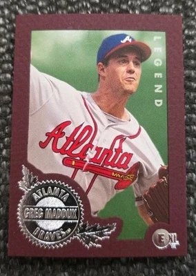 Greg Maddux 1996 Skybox E-Motion XL Legend #146 XebX Braves - Image 1 of 2