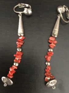 vintage 925 sterling silver earrings - Picture 1 of 4