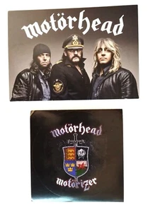 MOTORHEAD Memorabilia Card photo + Sticker da album Motorizer 2008 - Foto 1 di 2