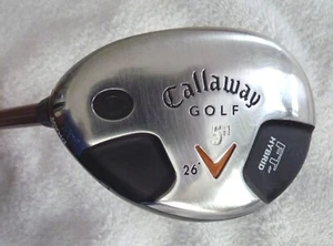 Left Hand Callaway FT Fusion #5 Hybrid. 26*. Aldila NVS 70 Reg shaft + HC - Picture 1 of 12
