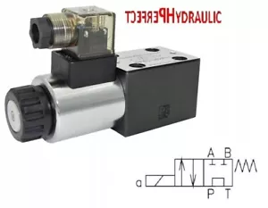 4/2 Wegeventil Magnetventil 24V Hydraulik NG06 Cetop3 4WE6GA RPE3-062 DG4V DHI - Bild 1 von 3