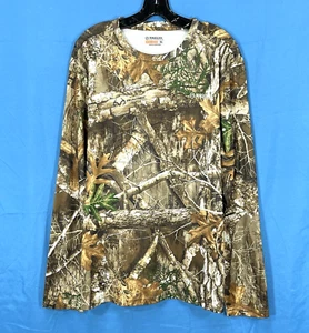MAGELLAN Hunting Gear REALTREE CAMOUFLAGE Stretch Knit MEN'S L/S T-Shirt Sz XL - Picture 1 of 5
