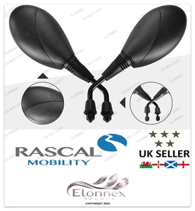 RASCAL MOBILITY SCOOTER MIRRORS PAIR CAN FIT ALL RASCAL MODELS. - Picture 1 of 7