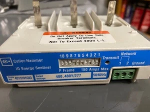 Cutler Hammer 4D13101G03 IQ Energy Sentinel 480Y, 480/277V for F-Frame, 150 Amp - Picture 1 of 5