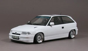 Cerchi in lega Opel Astra F GSI bianchi BBS RS 15 pollici conversione 1/18 - Foto 1 di 5