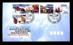 Postal History Australia #L102-L106 Polar Antarctica Research 1998 Casey - Picture 1 of 2