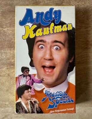 Andy Kaufman Midnight Special VHS Tape Concert Elvis Presley Vintage Original Foto 1 de 3