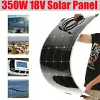18V 350W Flexible Solar Panel Watt For Car Battery Boat Camping RV Charge US New