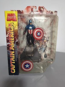 Figura de acción Capitán América Bucky Cap Diamond Select Toys Marvel Select NUEVA - Imagen 1 de 5