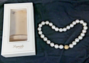 Luperla Faux Pearl Necklace- Large fat pearls- 16 inch- Great for Wedding! - Picture 1 of 5