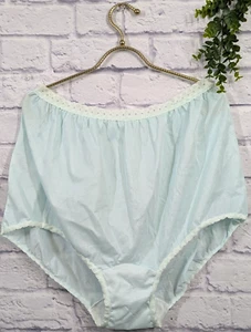 NUOVO PALLIDO COME NUOVOšCarole Vintage Nylon Slip Panty 12/5XL Funghi Gusset Shimmery - Foto 1 di 15