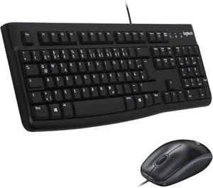 Logitech MK120 Tastatur und Maus Set - Schwarz QWERTZ Deutsch - Bild 1 von 1