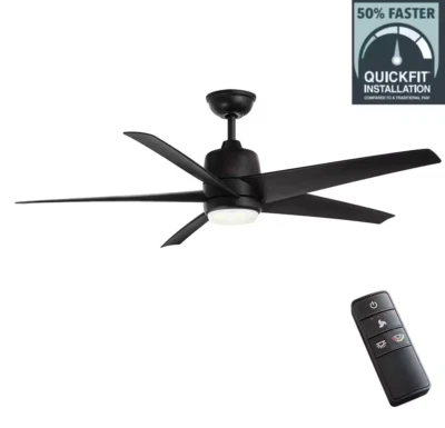 Hampton Bay 54" LED Color Changing Ceiling Fan - Black Replacement Parts - Image 1 of 4