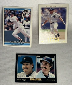 1990's Baseball cards (7) Score Topps . WADE BOGGS BOSTON YANKEES Hof 2005 - Picture 1 of 9