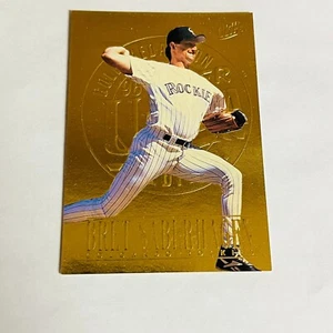 1996 Fleer Ultra MLB Baseball #475 Bret Saberhagen GOLD Medallion - Picture 1 of 2