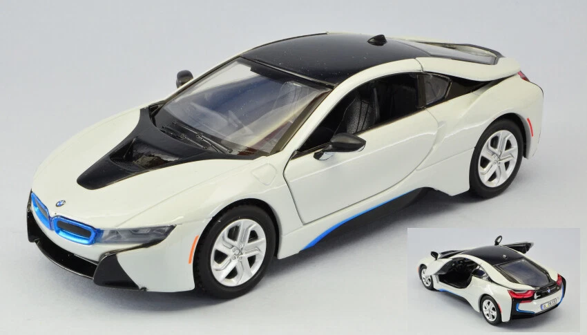 Bmw I8 Coupe 2019 White 1:24 Model MOTORMAX - Immagine 1 di 1