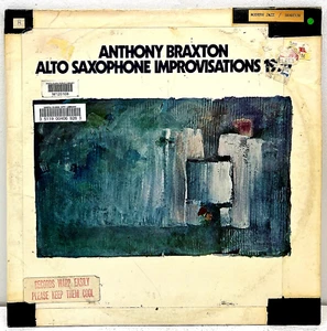 Anthony Braxton Alto Saxophone Improvisations 1979 Vinyl Arista Records 1st Prs - Picture 1 of 7
