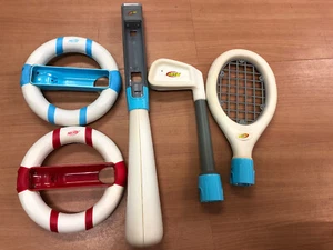 Nintendo Wii Nerf Sports 5 Pack Accessories Kit Golf/Baseball/Tennis/ Attachment - Picture 1 of 2