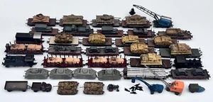 Roco Minitanks H0 1:87 raccolta vagoni merci locomotiva carro armato Tiger StuG VW 8.8 WWII - Foto 1 di 14