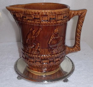 ANTIKER BENNINGTON - Schwammgeschirr KERAMIK Wasserkrug - Bild 1 von 4