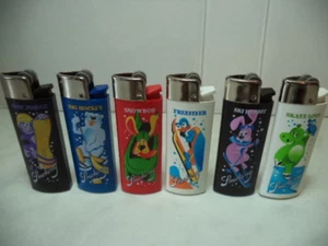 SMOKING ACCENDINO SERIE SNOW GAME SERIE 6 PEZZI NUOVI - Picture 1 of 3