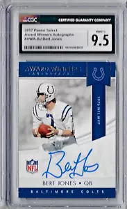2021 Panini Select Bert Jones Award Winners Autographs CGC 9.5/ Auto 10 - Picture 1 of 2
