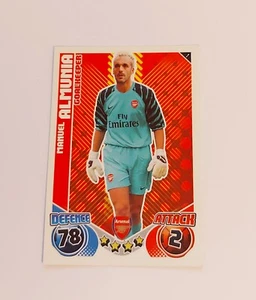 Match Attax Premier League 2010/11 Manuel Almunia Arsenal No 1 Base Card - Picture 1 of 2
