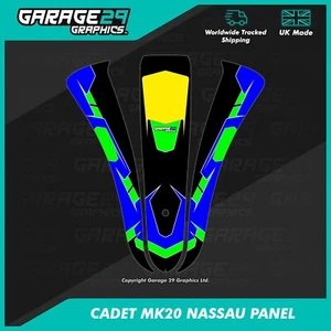 CADET MK20 KART NASSAU PANEL STICKER KIT - BANSHEE - COLOUR 4 - CUSTOMISABLE - Picture 1 of 3