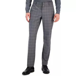 Tommy Hilfiger Men's Modern-Fit Stretch Performance Pants Grey Blue B4HP - Picture 1 of 9